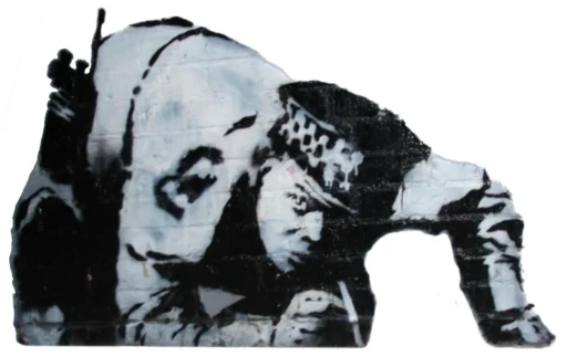 Telegram stiker «Banksy love» 👃