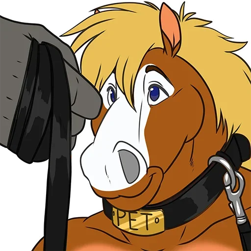 Стикер BDSM horse  😙