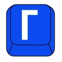 Telegram emoji Blue button font
