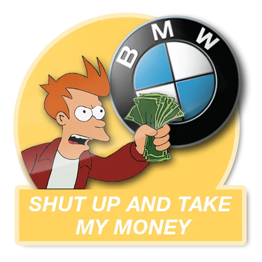 Стікер Telegram «BMW_pack» 💰