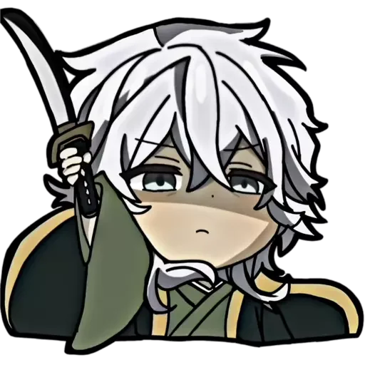 46 Telegram Sticker 😤 from «bsd x genshin» pack