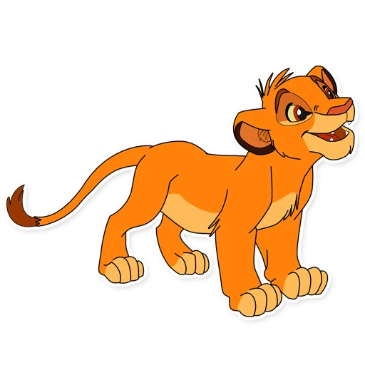 Telegram stiker «Simba» 😽