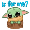 Baby Yoda sticker 🥺
