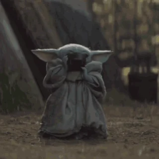 Baby Yoda stiker 🍵