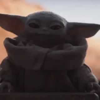 Baby Yoda stiker 😏