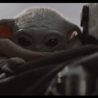 Baby Yoda stiker 🥺