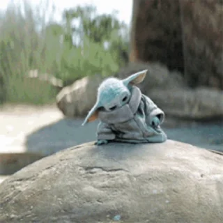 Стикер Baby Yoda 💤