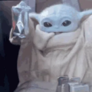Baby Yoda emoji 🍺