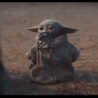 Baby Yoda  sticker 🐸