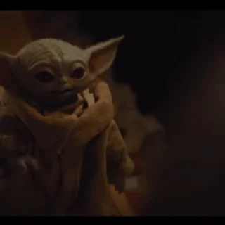 Baby Yoda emoji 😏