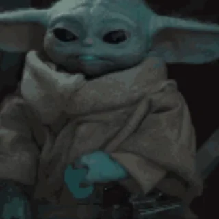 Baby Yoda stiker 🤮