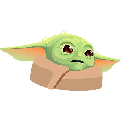 Baby Yoda -  emoji 😱