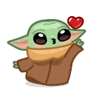 Telegram emoji Baby Yoda
