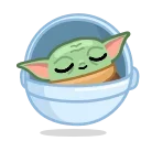 Baby Yoda emoji 😴