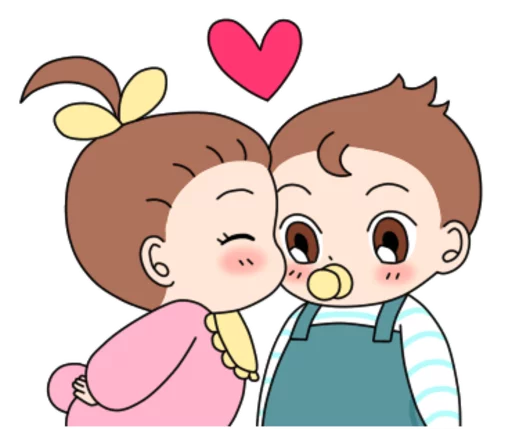 Baby Couple  sticker 😘