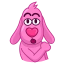 Lovehound emoji 😮