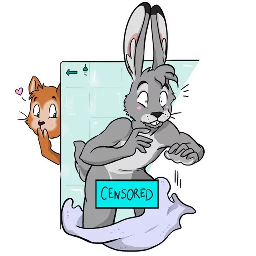 Bad Bunny Boy sticker 😳