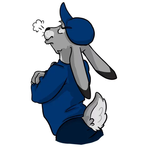 Bad Bunny Boy sticker 😤