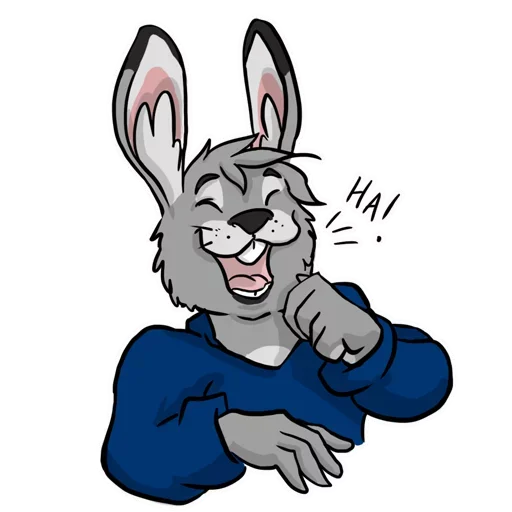 Bad Bunny Boy sticker 😂