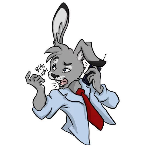 Bad Bunny Boy sticker 🙄