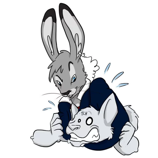 Telegram stiker «Bad Bunny Boy» ?