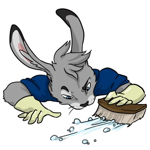 Bad Bunny Boy sticker 🧽