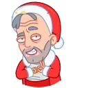 Эмодзи Bad Santa 👌