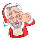 Telegram emoji Bad Santa