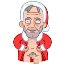Емодзі телеграм Bad Santa