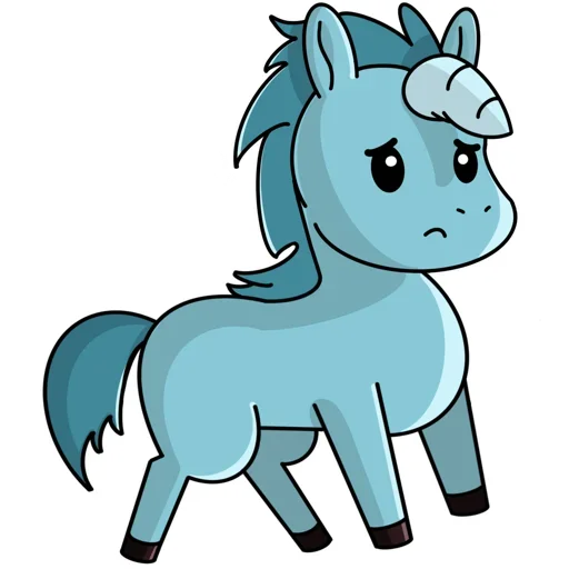 Bad Unicorn emoji 😫
