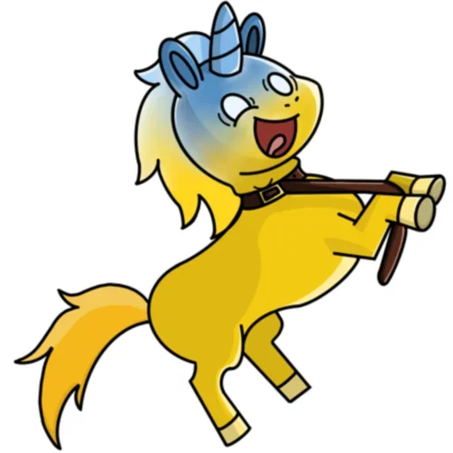 Telegram Sticker «Bad Unicorn » 😨