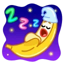 Banana emoji 😴