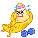Banana emoji 🏋️‍♀️