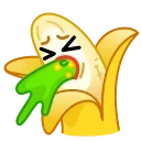Banana emoji 🤮