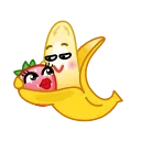 Емодзі Banana 😘