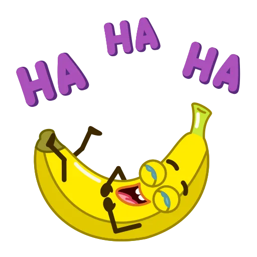 Эмодзи Banana Fun 🤣
