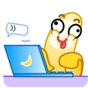 Banana emoji 👨‍💻