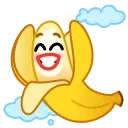 Banana emoji ✈