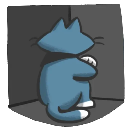 Bandit the cat emoji 😔