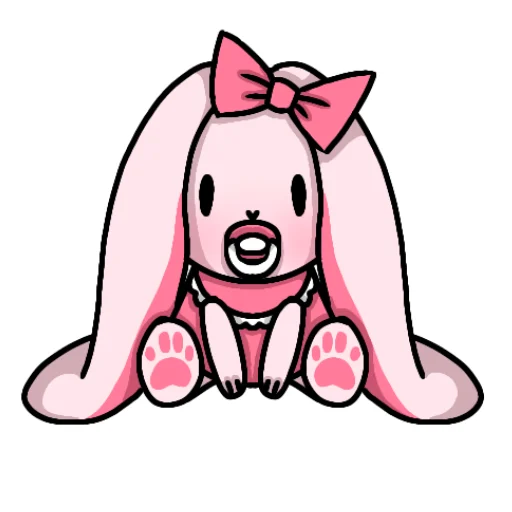 Telegram Sticker «Baby Banny Dom Kitty» 🥰