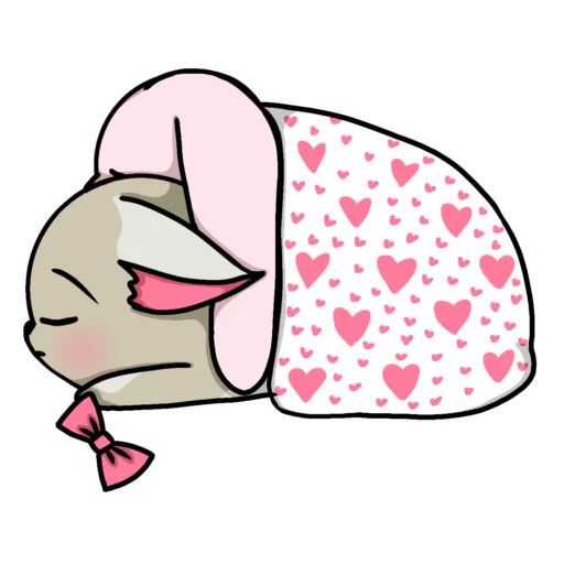 Telegram stiker «Baby Banny Dom Kitty» 😴