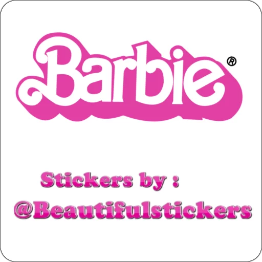 ?Barbie drawings? sticker ✍