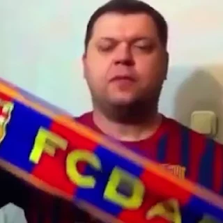 Стікер FC Barcelona 🧔‍♂️