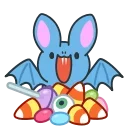 Halloween Bat emoji 🍬