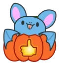 Halloween Bat emoji 🎃