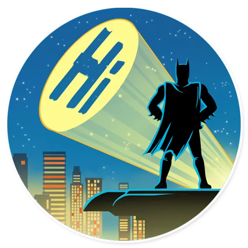 Silver Age Batman sticker 👋