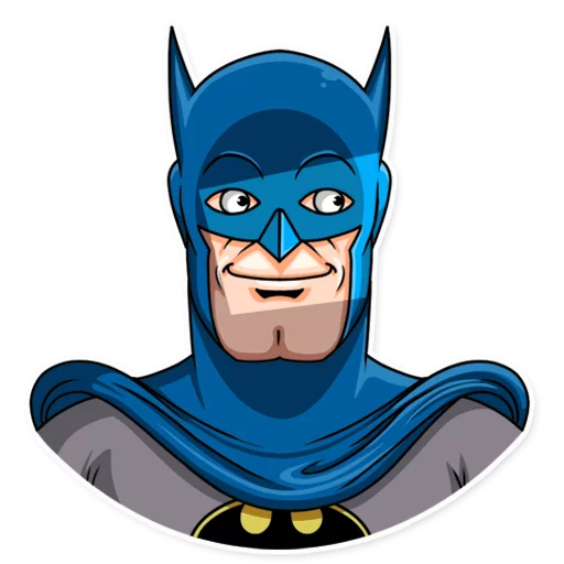 Silver Age Batman emoji 🌚