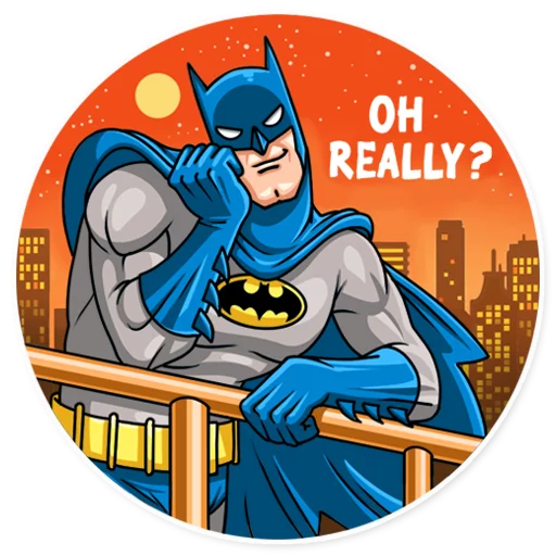 Silver Age Batman sticker 😏