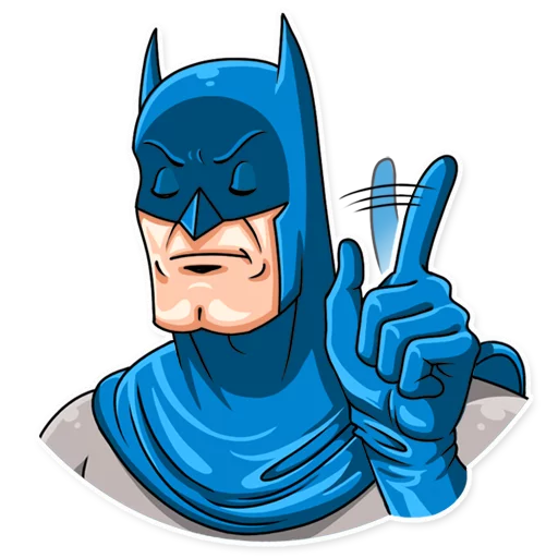 Telegram Sticker «Silver Age Batman» 🙅‍♂️