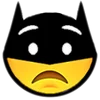 Эмодзи Batman Emoji 😟